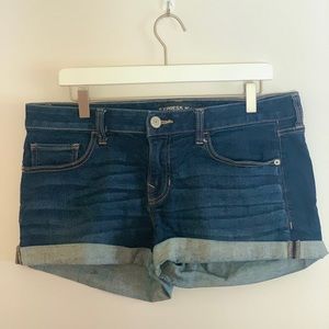 Express denim shorts